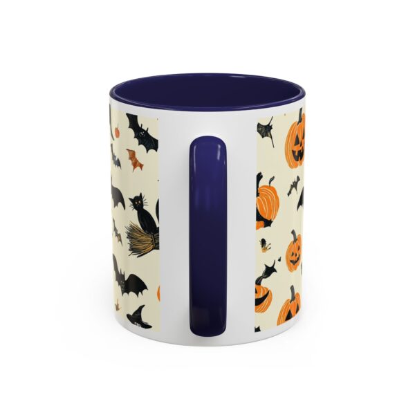 Flying Cats & Kitties Halloween Series Two Accent Coffee Mug (11, 15oz) - Image 8