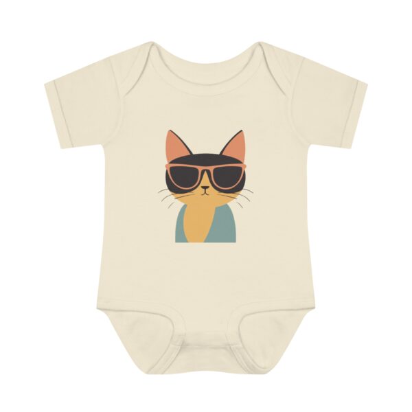 Cool Cat Infant Baby Rib Bodysuit - Image 4