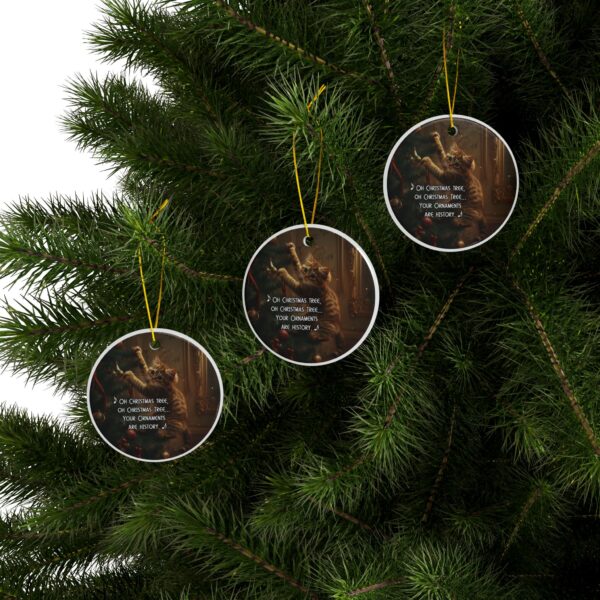 Oh Christmas Tree, Oh Christmas Tree..Ceramic Ornaments, 2-Side Print, (1pc, 3pcs, 5pcs, 10pcs) - Image 7