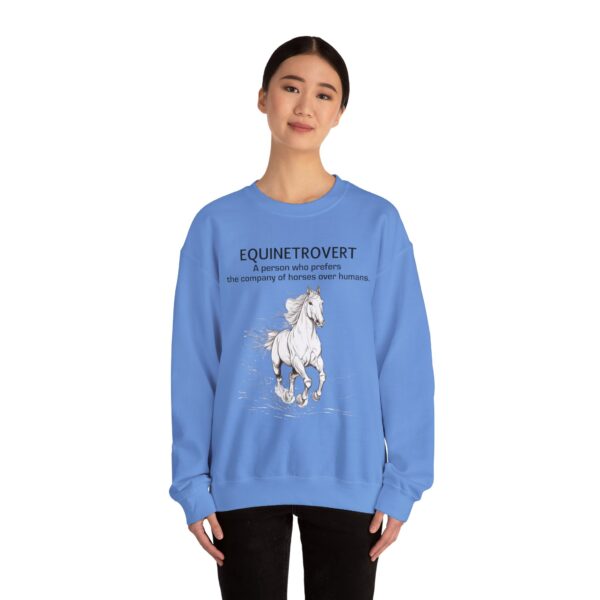 Equinetrovert Unisex Heavy Blend™ Crewneck Sweatshirt - Image 3