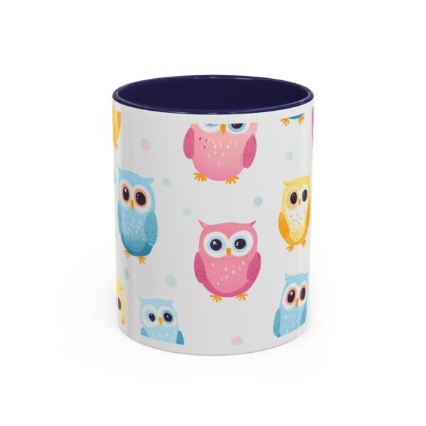 Happy Baby Owls Accent Coffee Mug (11, 15oz) - Image 5