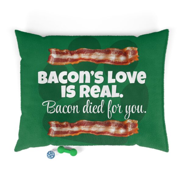 Bacon's Love is Real Pet Bed