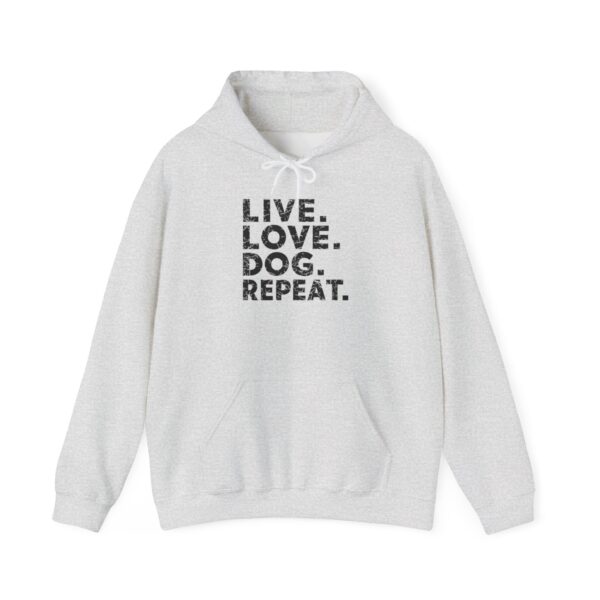 Live. Love. Dog. Repeat. Unisex Heavy Blend™ Hooded Sweatshirt - Image 13