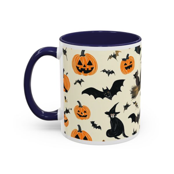 Flying Cats & Kitties Halloween Series Two Accent Coffee Mug (11, 15oz) - Image 7