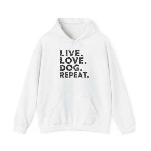 Live. Love. Dog. Repeat. Unisex Heavy Blend™ Hooded Sweatshirt - Image 16