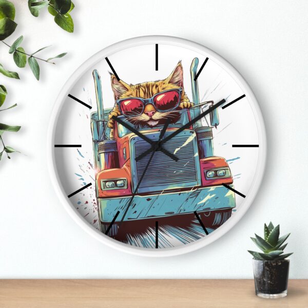 Mew Over!! Wall Clock - Image 4