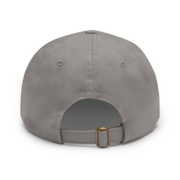 Hold My Drink I Gotta Pet This Dog Dad Hat with Leather Patch (Rectangle) - Image 9