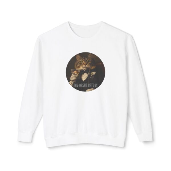 The Great Catsby Unisex Lightweight Crewneck Sweatshirt - Image 3