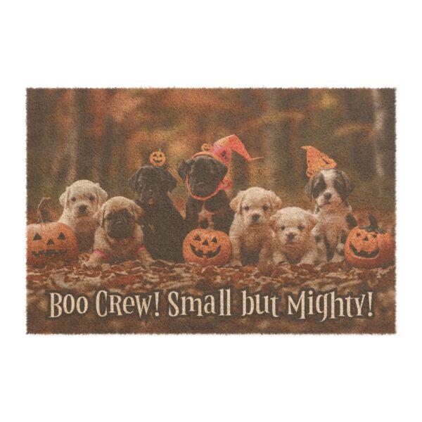 Boo Crew! Small But Mighty! Doormat