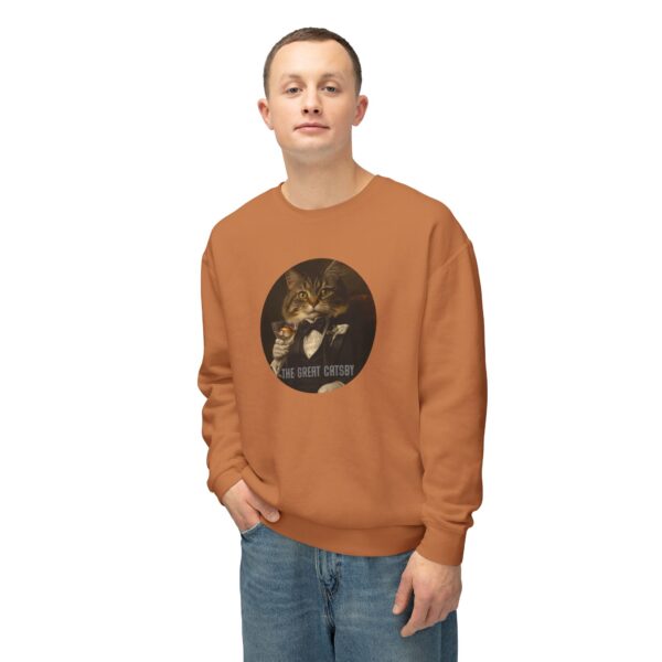 The Great Catsby Unisex Lightweight Crewneck Sweatshirt - Image 10