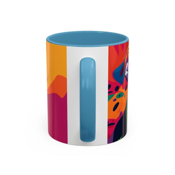 Rainbow Abstract Dog Accent Coffee Mug (11, 15oz) - Image 20