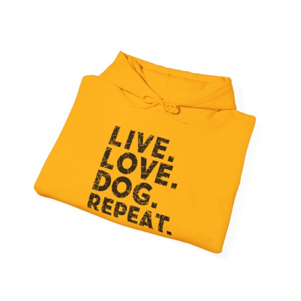 Live. Love. Dog. Repeat. Unisex Heavy Blend™ Hooded Sweatshirt - Image 11