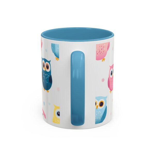 Happy Baby Owls Accent Coffee Mug (11, 15oz) - Image 20