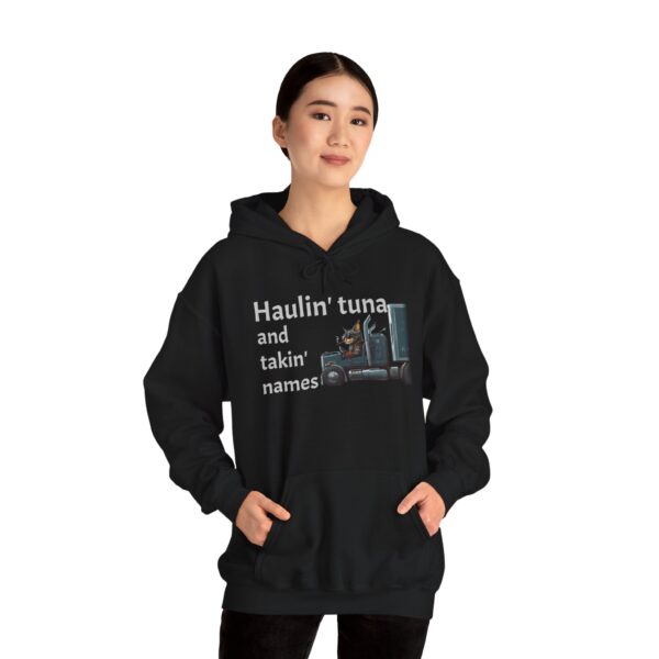 Haulin' Tuna & Takin' Names Unisex Heavy Blend™ Hooded Sweatshirt - Image 5