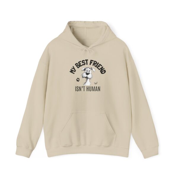 My Best Friend Isn't Human Unisex Heavy Blend™ Hooded Sweatshirt - Image 5