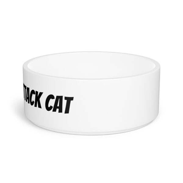 Beware of Attack Cat Pet Bowl - Image 3