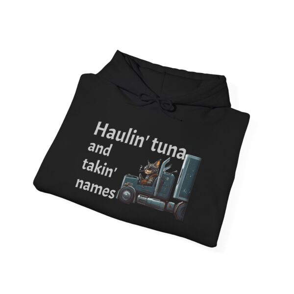 Haulin' Tuna & Takin' Names Unisex Heavy Blend™ Hooded Sweatshirt - Image 6