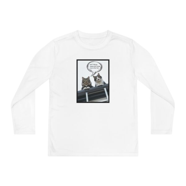 I Told You Humans Don't... Youth Long Sleeve Competitor Tee - Image 7