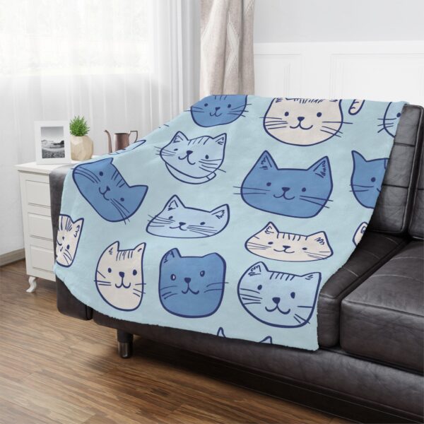 Super Soft Microfiber Series Two Cat Blanket - Image 4