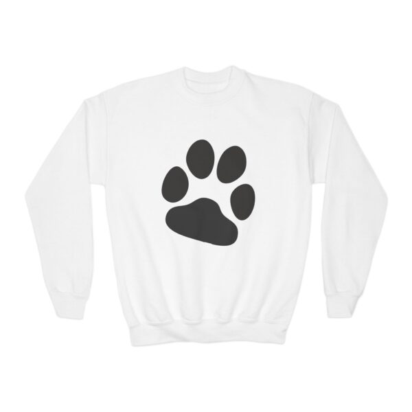 Dog Paw Youth Crewneck Sweatshirt - Image 7