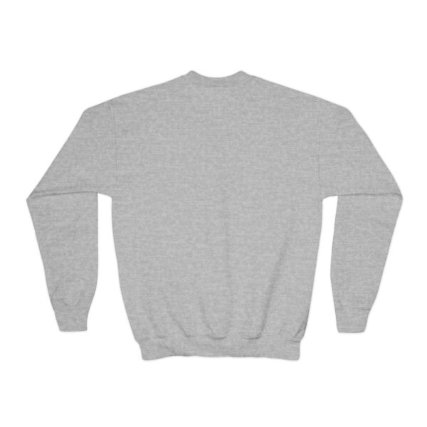 Cat Silhouette Youth Crewneck Sweatshirt - Image 2