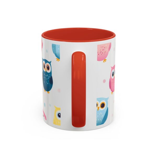 Happy Baby Owls Accent Coffee Mug (11, 15oz) - Image 16