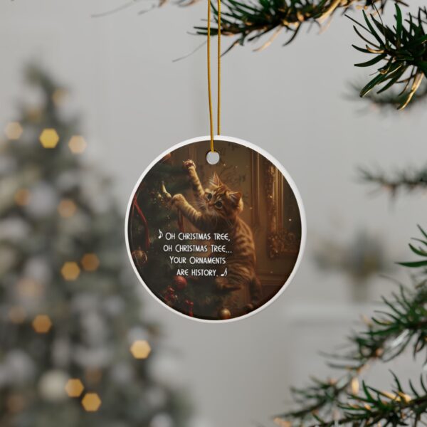 Oh Christmas Tree, Oh Christmas Tree..Ceramic Ornaments, 2-Side Print, (1pc, 3pcs, 5pcs, 10pcs) - Image 6