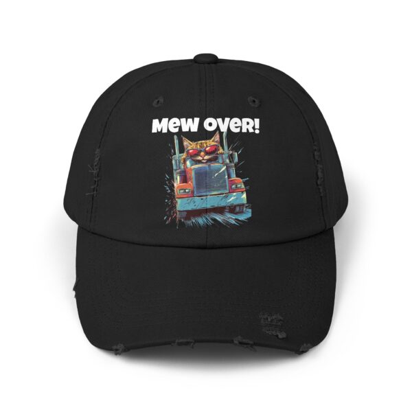 Mew Over! Cat Trucker Series One Unisex Distressed Cap